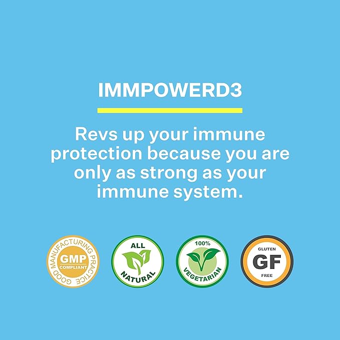 American BioSciences ImmpowerD3 AHCC + Vitamin D3 30 Count