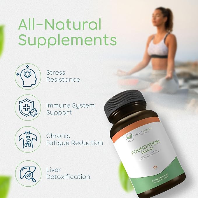Foundation Formula | Tick Immune Support Supplement | with Japanese Knotweed Root Cat's Claw Milk Thistle | Resveratrol Supplement | Non-GMO All-Natural &amp Vegetarian 270 Capsules