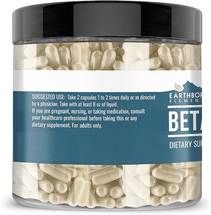 Earthborn Elements Beta Glucan 200 Capsules Pure &amp Undiluted No Additives