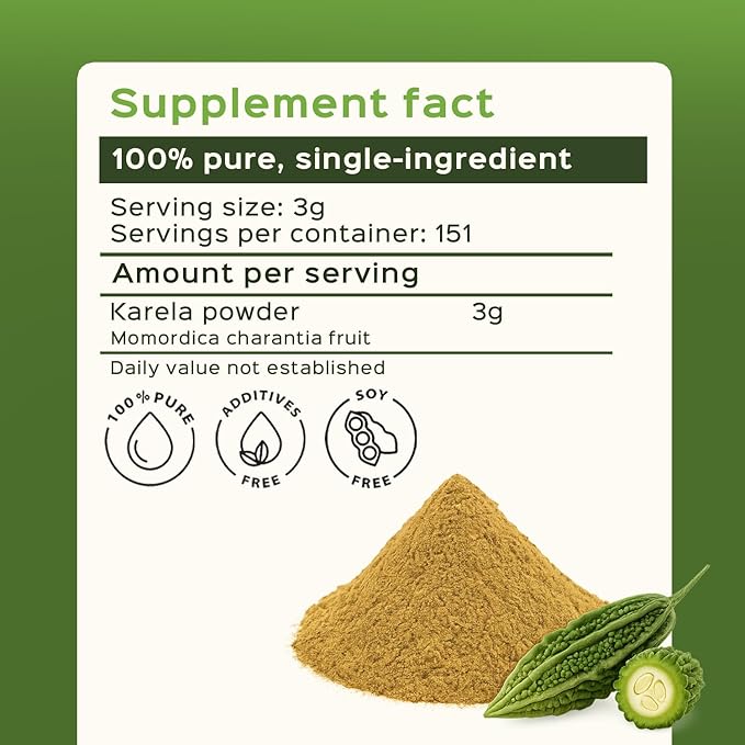 bixa BOTANICAL | Bitter Melon Powder | 1 Pound (16 Oz/ 454 GRM)