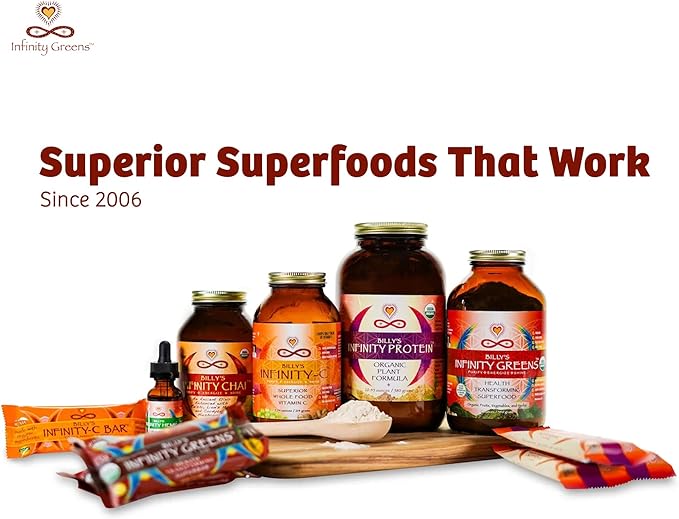 Infinity-C Organic Vitamin C Capsules Bioavailable VIT C from Acerola Camu Camu &amp Amla Whole Food Vitamin C 1000mg Immune Support Superfoods Shilajit Astragalus Root &amp Ginger (30 Serving