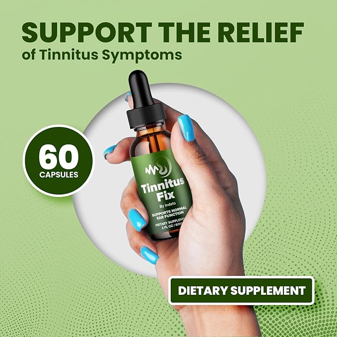 Tinnitus Fix Drops – Advanced Liquid Wellness Formula for Daily Ear Health Support (1 Month Supply)