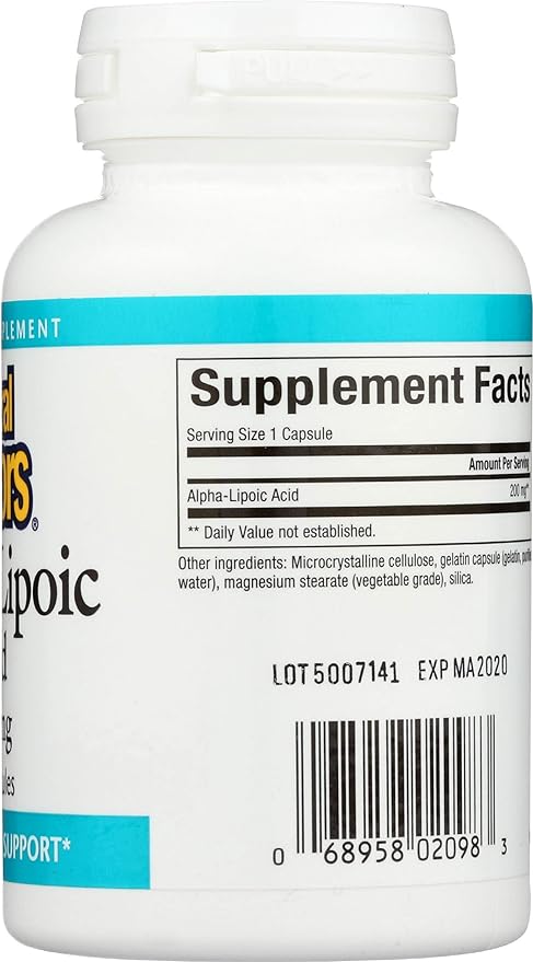 Natural Factors - Alpha Lipoic Acid 200mg - 60 Caps