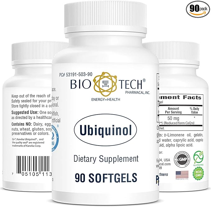 Bio-Tech Ubiquinol (CoQH-CF) 90 softgels