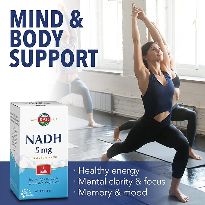KAL NADH 5mg 60ct (60 Tablets 60 Serv)