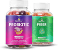 BeLive Healthy Gut Dream Team Bundle Probiotic and Fiber Gummies for Digestive and Gut Health Sugar Free Vegan
