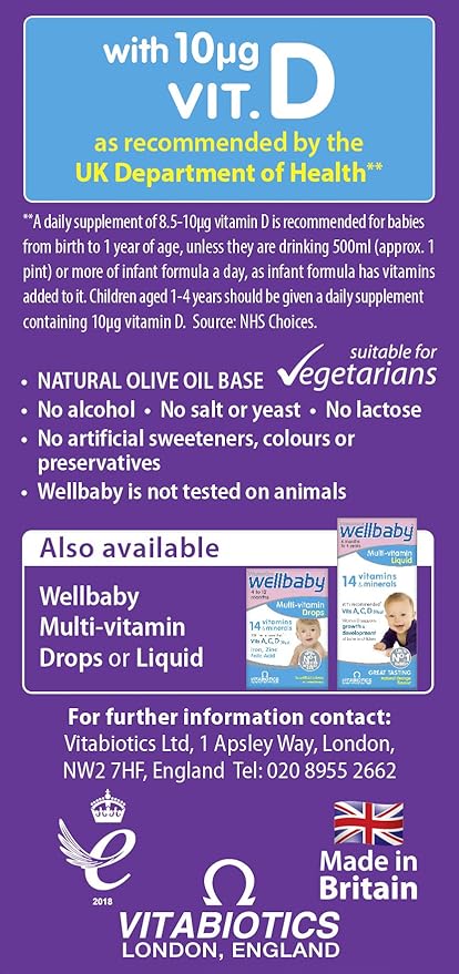 Wellbaby 30 ml Vitamin D Drops
