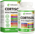 Ashenutri 10-in-1 Cortisol Supplement with MagnesiumAshwagandhaRhodiola RoseaL TheanineHormone Balance for Women 120 Vegan Capsules