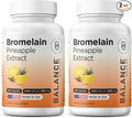Balancebreens Bromelain 500mg Capsules – 2400 GDU Pineapple Extract Supplement for Joint Support Natural Swelling Support and Healthy Digestion – 180 Capsules Made in USA