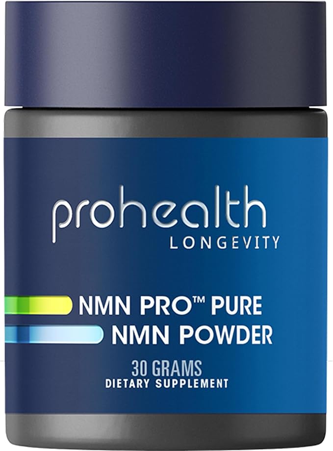 ProHealth NMN Pro Powder (30 Grams) Clinically Studied Uthever® NMN. NAD+ Precursor for Cellular Energy Mitochondrial Support &amp Healthy Aging. USA Manufactured Triple Lab-Tested