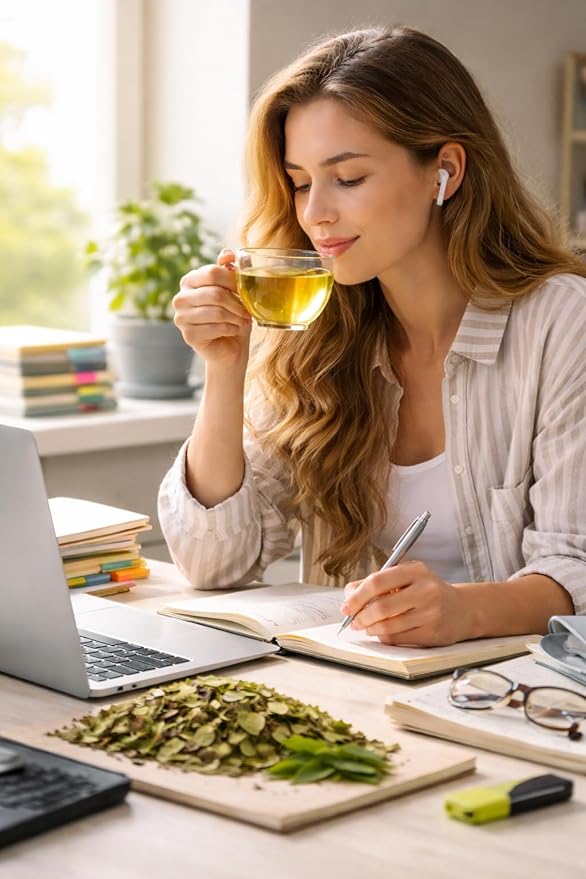 GREEN GUAYUSA TEA BAGS by PACHA | 100 Tea Bags | 1.5g leaf in each | ~33 mg Caffeine per cup | Clean &amp Balanced Energy |