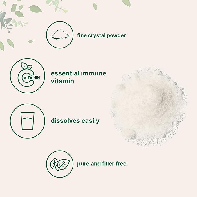 Micro Ingredients Pure Vitamin C Powder 2.2lbs (1kg) | Unflavored Ascorbic Acid Supplements | Vitamins for Women &amp Men | Non-GMO Gluten Free