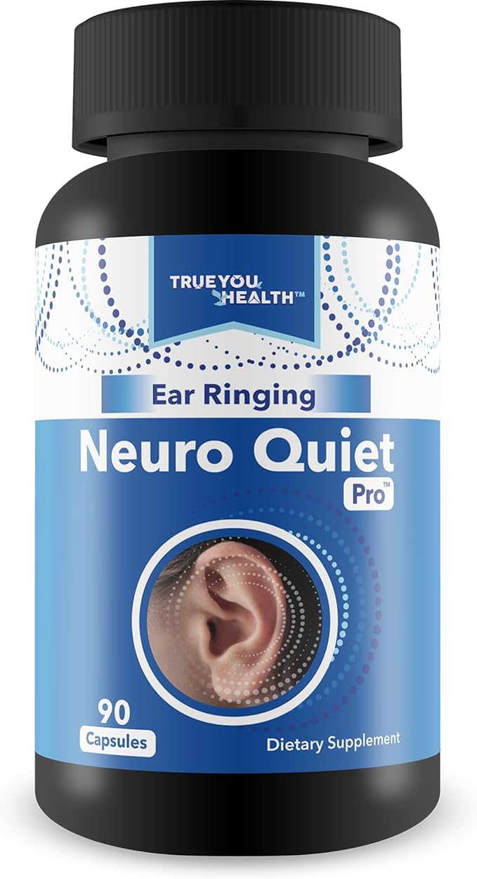 Ear Ringing Neuro Quiet Pro - Improved Formula - Our Best Hearing Improvement Supplement - Tinnitus Relief for Ringing Ears - Stop Ear Ringing Remedy - Ear Health Supplements Clear Tinnitus Ear Pills