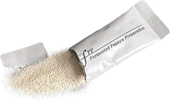 IMMUN'ÂGE - Anti Aging Supplement - NRF2 activator - Immune Support - Antioxidant - Cellular Energy Booster - Skin Aging Protection - 100% Japanese Fermented Papaya - Powder - 30 Packets x 3 Grams