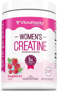Micronized Creatine Monohydrate Powder – 5g per Serving Creatine Supplement | Support ATP Boost Strength Lean Muscle &amp Recovery | No Sugar Dyes or Fillers | Superior Mixing - Raspberry 50 Serv