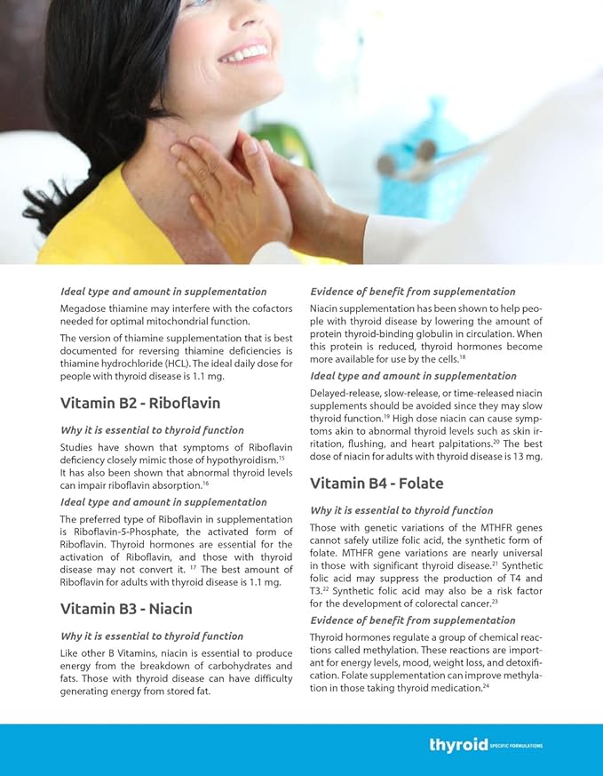Thyroid Daily - The First Nutrient Complete Multi Designed for Optimal Thyroid Health. Thyroid Daily is Iodine Free w/ 19 Thyroid Daily Essential Nutrients for Thyroid Support.