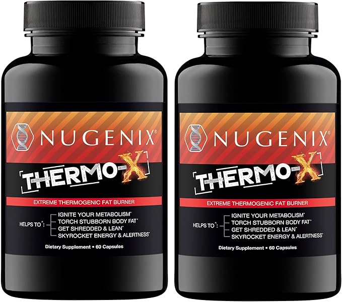Nugenix Thermo-X: Thermogenic Fat Burner Supplement for Men Extreme Metabolic Accelerator 120 Count