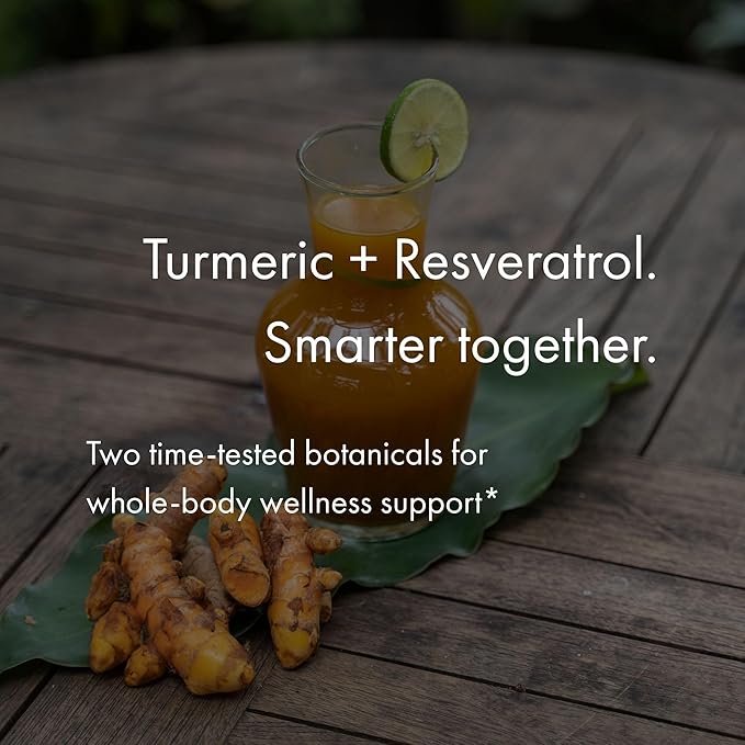 NAOMI Turmeric Curcumin All Fully Standardized 1000mg 95% Curcuminoids BioPerine High Absorption &amp Resveratrol Clinically Studied Joint Support Supports Healthy Muscle Response