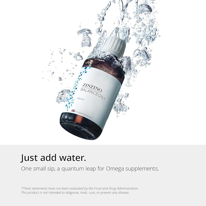 BalanceOil+ AquaX - Optimal Omega-6:3 Contributes to Normal Brain Function and Immune System Maintains EPA and DHA - 300ml