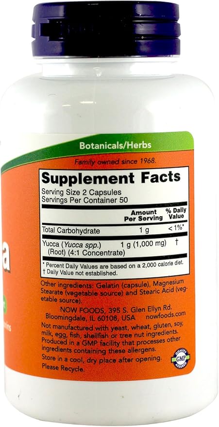 Yucca 500mg 100 Capsules (Pack of 2)