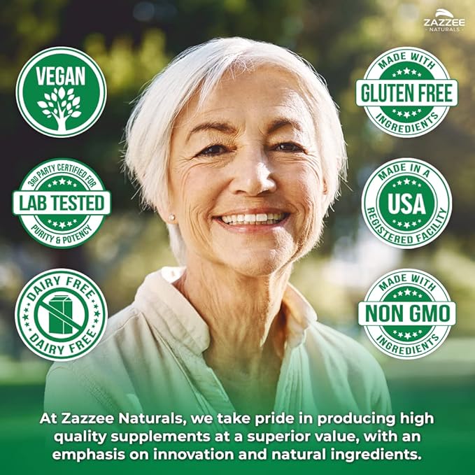 Zazzee Extra Strength Alpha GPC Choline 700 mg per Serving 75 Vegan Capsules 100% Pure Pharmaceutical Grade 100% Vegetarian Standardized for Potency and Purity All-Natural and Non-GMO