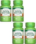 Nature's Truth Chewable Papaya Enzyme - 120 Tablets Pack of 4