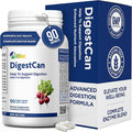 DigestCan - Digestive Enzymes Supplement (120g) Probiotics for Digestive Comfort &amp Gut Health Advanced Enzyme Formula for Men &amp Women Gluten-Free &amp Vegan Friendly - 90 Capsules