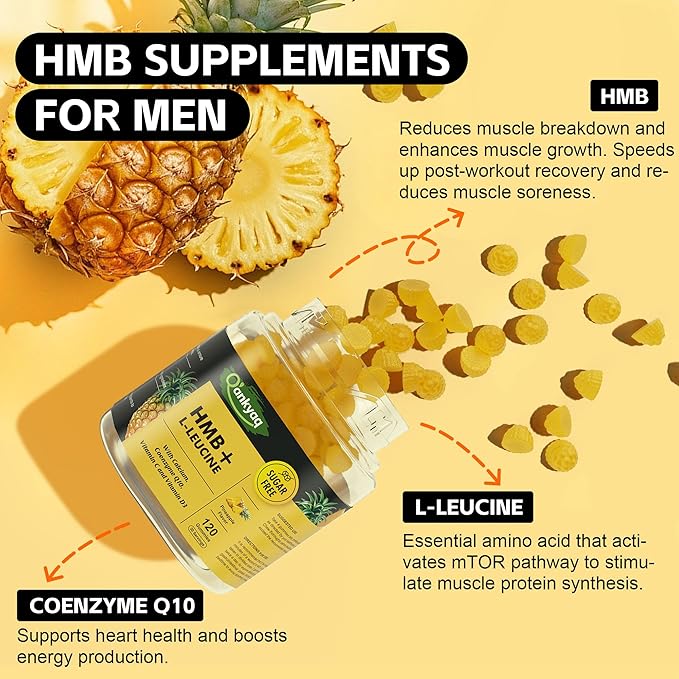 Q'ankyaq HMB and L-Leucine Liquid Drops and Gummies