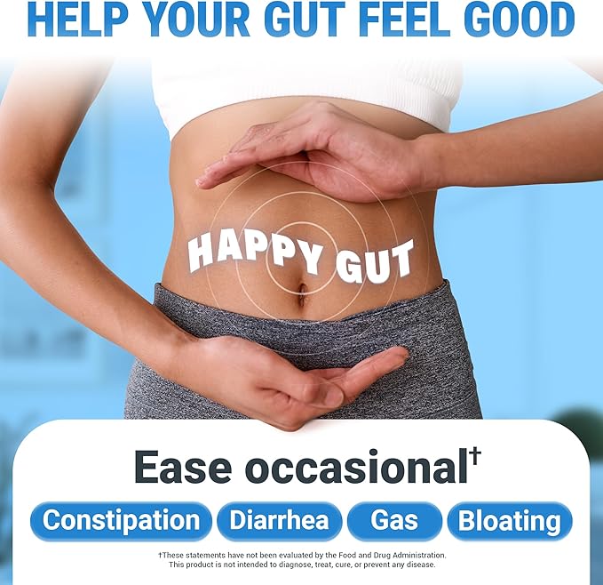 Dr. Berg Probiotic Supplement (60 Billion CFUs) - Helps Ease Occasional Constipation Diarrhea Gas &amp Bloating* - Pre and Probiotics for Digestive Health - 60 Probiotic Capsules
