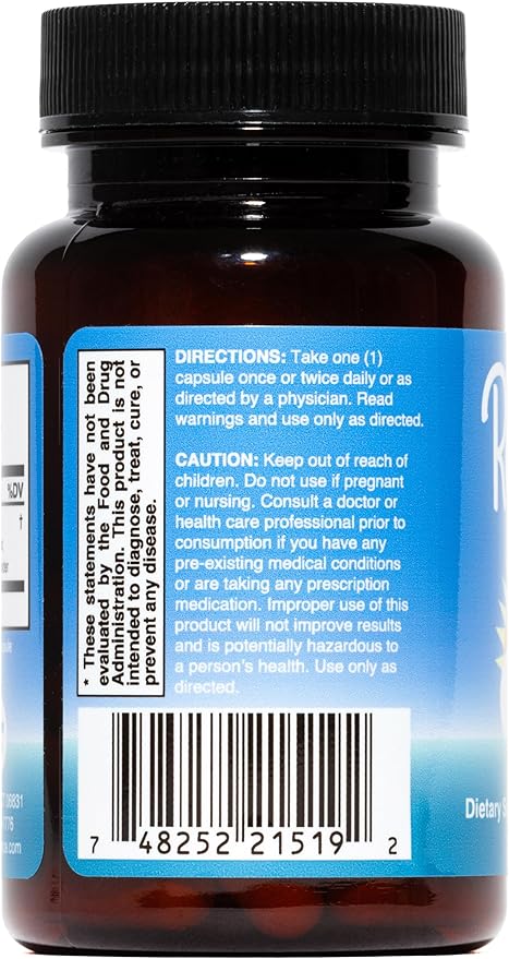 Natural Stress Relief Supplement - Non-GMO Vegan Gluten-Free