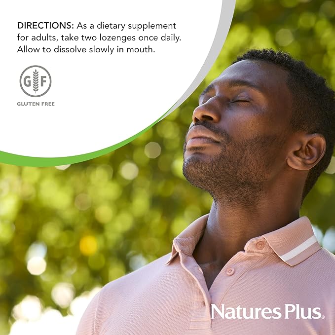 NaturesPlus Adult's Ear Nose Throat Lozenges with K12 Probiotics - 60 Lozenges - Natural Tropical Cherry Berry Flavor - Immune Function &amp Upper Respiratory Support - Gluten Free - 30 Servings