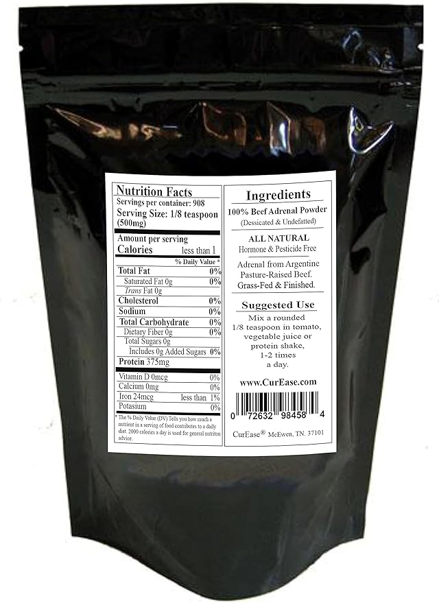 Argentine Beef Adrenal Powder Pound 16oz