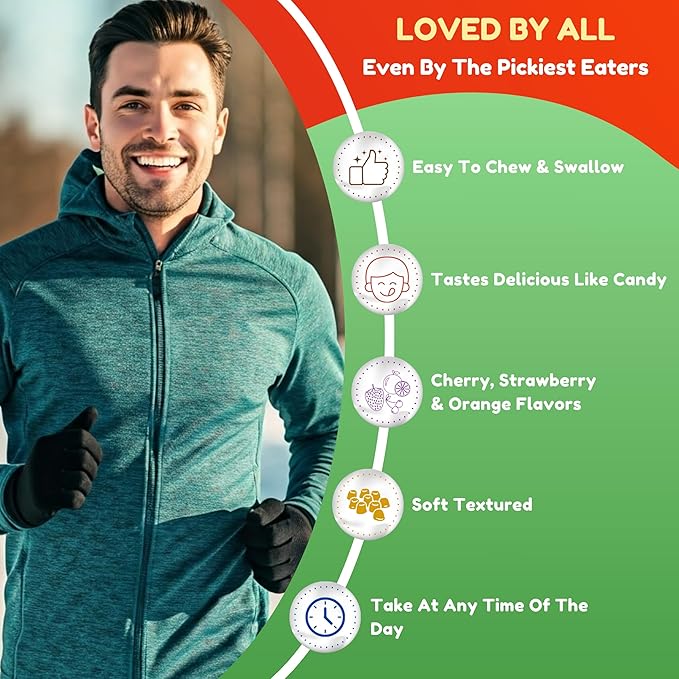 Halal Multivitamin Gummies for Women &amp Men | Immune &amp Overall Wellness | 90 Delicious Gummy Vitamins (45-Day Supply). Non-GMO &amp Vegetarian Essential Halal Vitamins w/ Folate Zinc B12 Bi