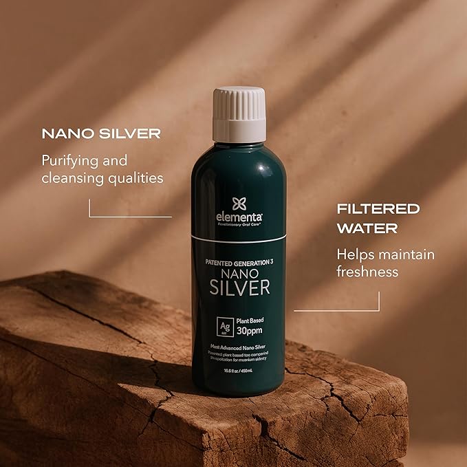 Elementa Silver- Nano Silver Liquid 16 oz. | Natural Immune Support