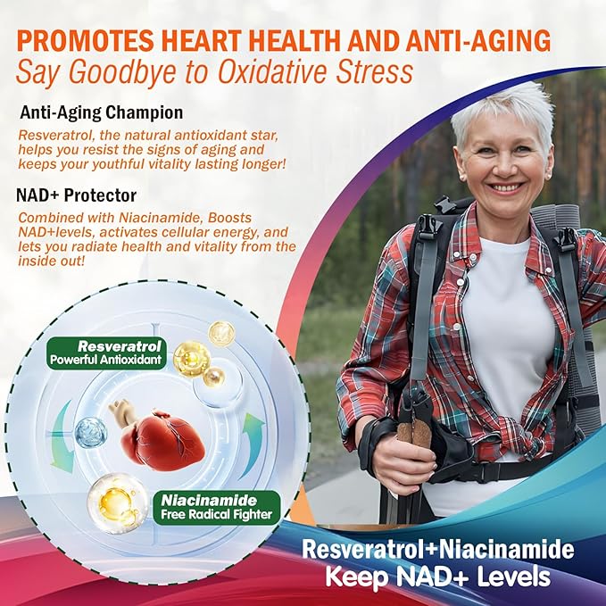 Niacinamide 500mg Gummies Chewable Vitamin B3 Supplement with Resveratrol 500mg High Potency Niacin for Antioxidant Skin &amp Brain Health Immune Support Vegan Apple Flavor 60 Count
