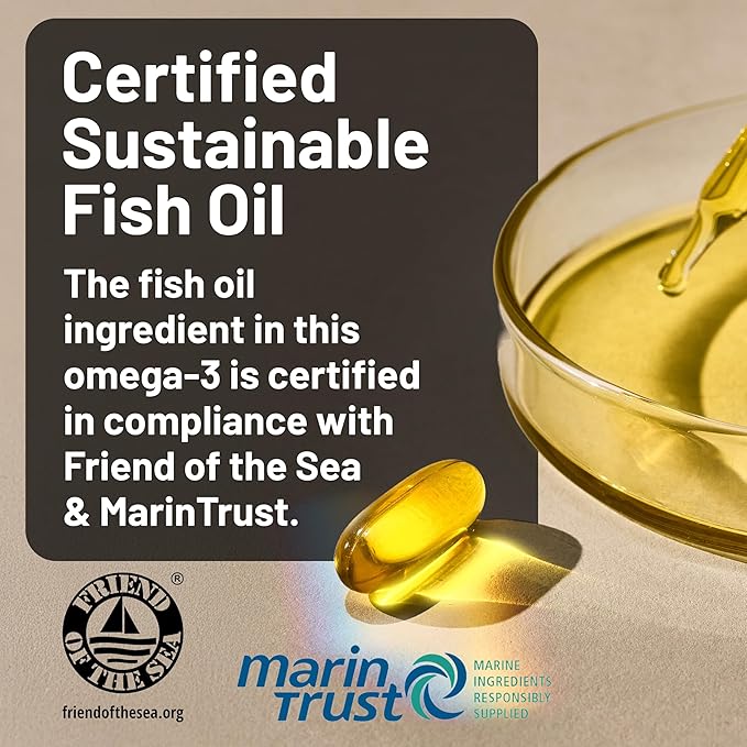 NatureWise Quadruple Strength Omega 3 Fish Oil 4080mg- Natural TG Form + Wild Caught - 2450mg Omega 3 + 1350mg EPA 900mg DHA - Burpless - Non-GMO &amp USA Manufactured - 120 Softgels[40 Day Supply]