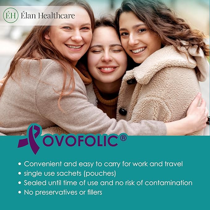 Inositol Supplement - Myo-Inositol and D-Chiro Inositol Plus Active Folate- Ideal 40:1 Ratio - Hormone Balance &amp Healthy Ovarian Support for Women- 60 sachets (60)