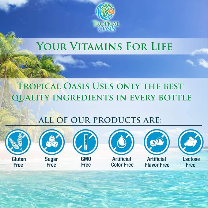Mega Premium Liquid Multivitamin | Natural Immune Support Vitamin w/ 1333% Vitamin C 200% D3 Zinc + 20 Vitamins 70 Minerals &amp 21 Amino Acids | Sugar Free | Orange Flavor | 98% Absorption | 32