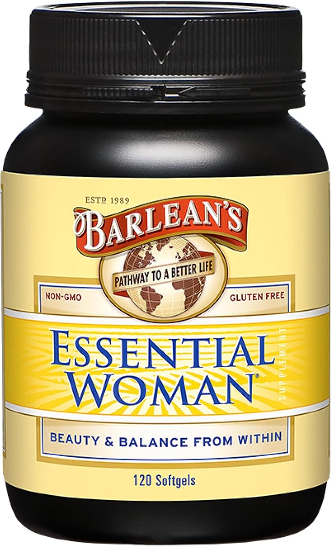 Barlean's Organic Oils Essential Woman 120 Count Bottle