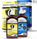 BAXYL &amp BaxylGI Bundle Pack - (6 fl oz Each) - Hyaluronic Acid Joint Supplement &amp Hylarunonan Amaferm Prebiotic Digestive Supplement.