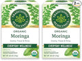 Traditional Medicinals Tea Organic Moringa Everyday Wellness with Spearmint &amp Sage 16 Tea Bags (Pack of 2)