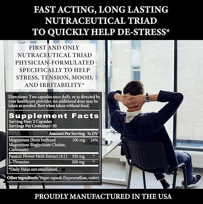 Alcohol Cravings and Stress Relief Physician-Formulated Stop Drinking Alcohol Calm Mind and Body Fast Acting
