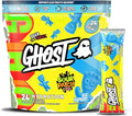 GHOST Hydration Packets Sour Patch Kids Blue Raspberry 24 Sticks Electrolyte Powder - Drink Mix Supplement with Magnesium Potassium Calcium Vitamin C - Vegan Free of Soy Sugar &amp Gluten