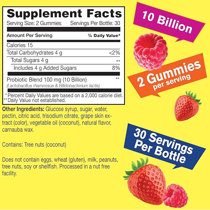 WellYeah Probiotic Men 10B CFUs + Prebiotic Fiber Gummies Bundle - Great Tasting Vitamin Supplement Gluten Free GMO Free Chewable Gummy
