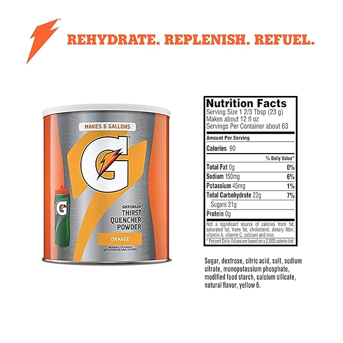 Gatorade Thirst Quencher Powder Orange 51oz Powder (Pack of 3)