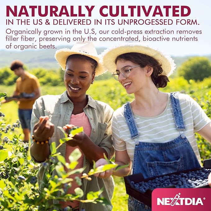 Nextdia 1 Pack Red Yeast Rice Gummies 2400MG with CoQ10 + 1 Pack Beet Root Gummies