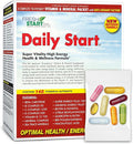 Daily Start All-in-One Daily Vitamin Pack - Energy &amp Focus - Vitamin B12 Panax Ginseng B-Complex Guarana Yerba Mate Ashwagandha &amp Antioxidants - 30 Day Supply