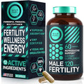 Fertility Supplements for Men Prenatal Vitamin - Maca Root Ashwagandha Zinc Plus Naturals - Conception for Him Men Fertility Vitamins and Male Fertility Support Supplements - 120 Caps for 2 Months