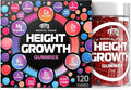 BIOTEQUELAB Height Growth Increase Gummies Vitamins Grow Tall Supplement Calcium Magnesium Zinc Ashwagandha Glucosamine Multivitamin for Teens Kids 120 Gummies