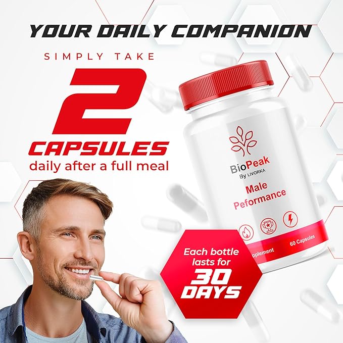 LIVORKA (2 Pack) BioPeak Capsules BioPeak Advanced Support Formula Pills (120 Capsules)